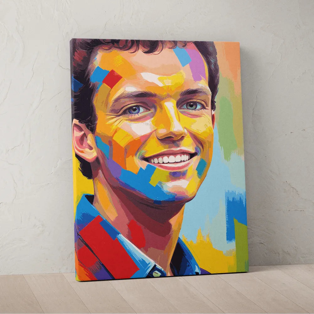 Zestaw do malowania po numerach „Portret współczesnego mężczyzny”.