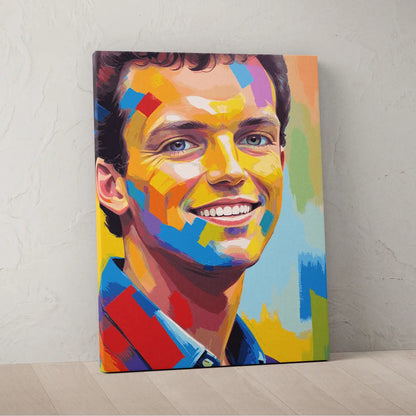 Zestaw do malowania po numerach „Portret współczesnego mężczyzny”.