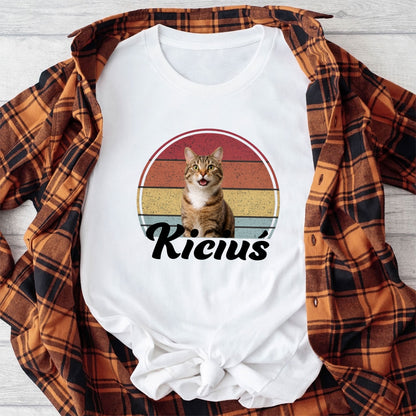 Personalizowana bluza z kotem – Twoje zdjęcie pupila i imię, Prezent dla miłośnika zwierząt