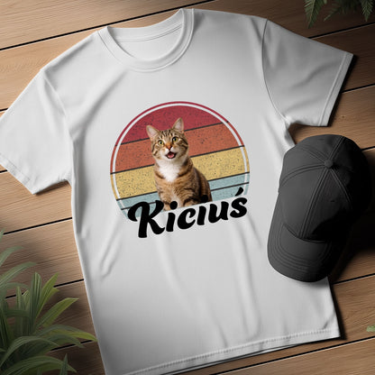Personalizowana bluza z kotem – Twoje zdjęcie pupila i imię, Prezent dla miłośnika zwierząt