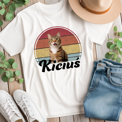Personalizowana bluza z kotem – Twoje zdjęcie pupila i imię, Prezent dla miłośnika zwierząt