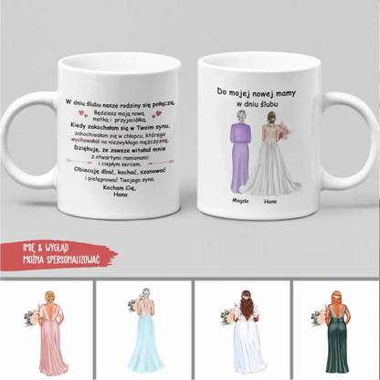 Do mojej nowej mamy w dniu ślubu