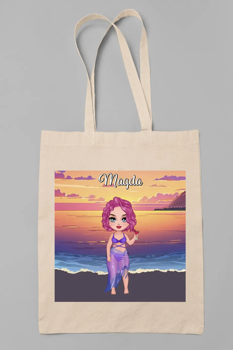 Spersonalizowany ręcznik plażowy Sunset