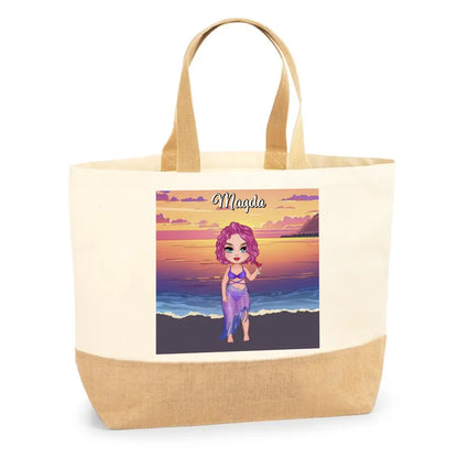 Spersonalizowany ręcznik plażowy Sunset