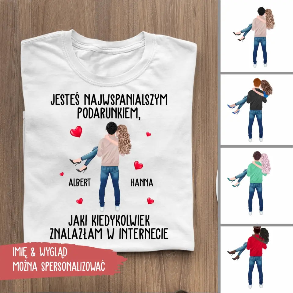 Jesteś najwspanialszym podarunkiem, Jaki kiedykolwiek znalazłam w internecie