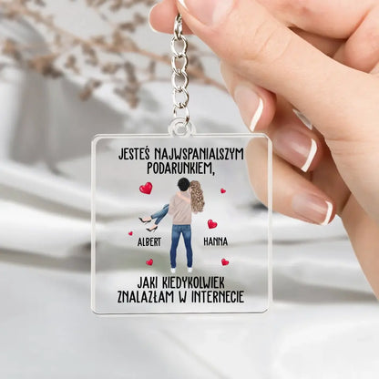Jesteś najwspanialszym podarunkiem, Jaki kiedykolwiek znalazłam w internecie