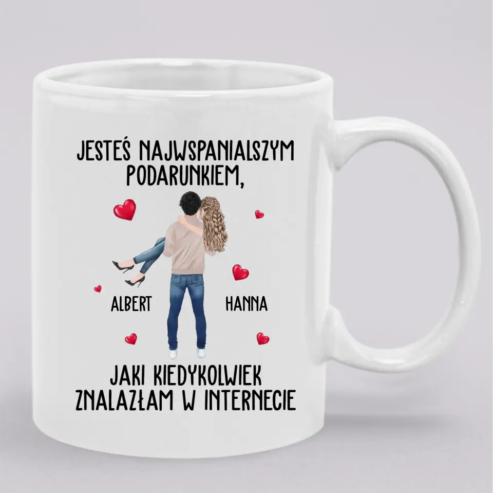 Jesteś najwspanialszym podarunkiem, Jaki kiedykolwiek znalazłam w internecie