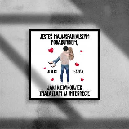 Jesteś najwspanialszym podarunkiem, Jaki kiedykolwiek znalazłam w internecie