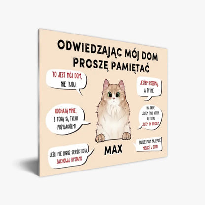 Odwiedzając mój dom proszę pamiętać