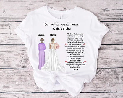 Do mojej nowej mamy w dniu ślubu