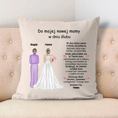 Do mojej nowej mamy w dniu ślubu