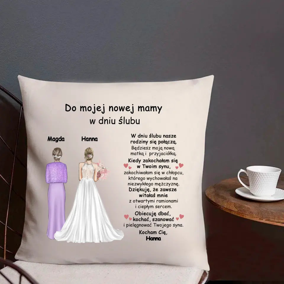 Do mojej nowej mamy w dniu ślubu