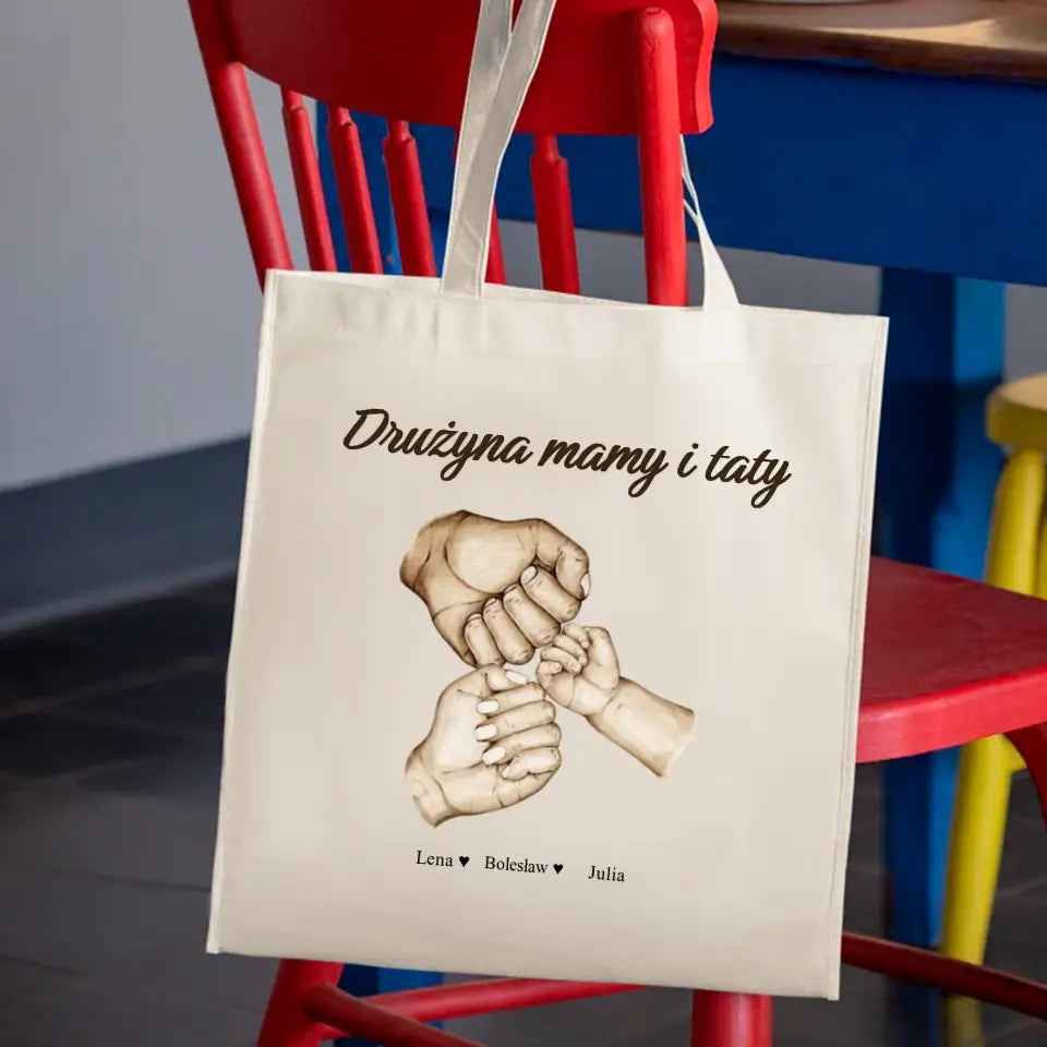 Szkło akrylowe - Drużyna mamy i taty