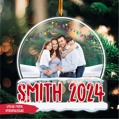 Rodzina - Kula Śnieżna Świąteczna