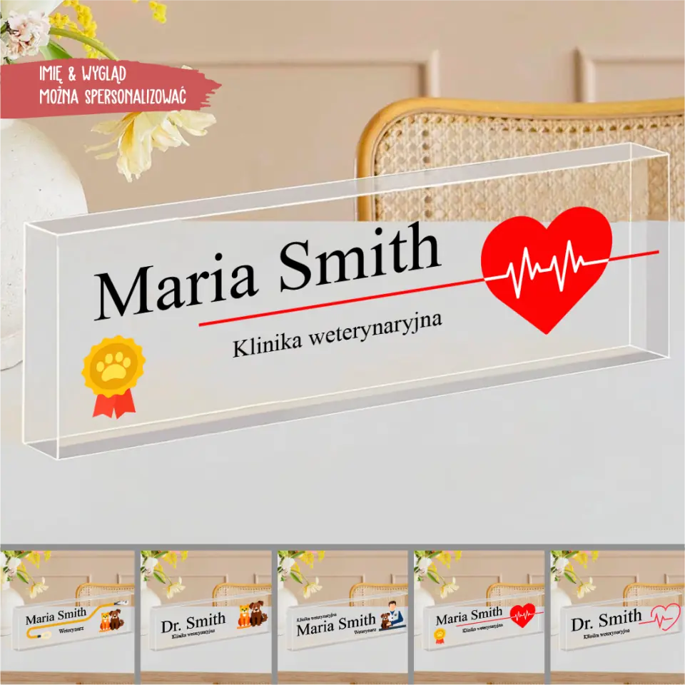 Akrylowa Tabliczka - Zwierzęta