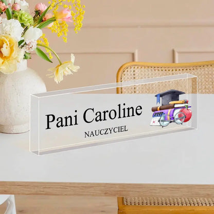 Akrylowa Tabliczka - Szkoła