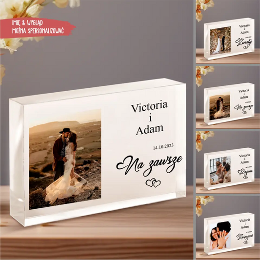 Akrylowa Tabliczka - Na zawsze