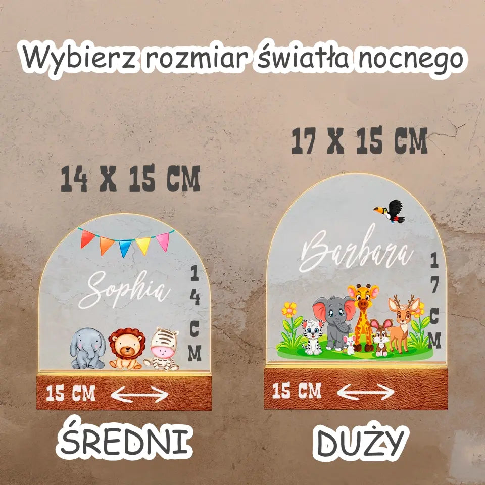 Lampka nocna - Tęcza