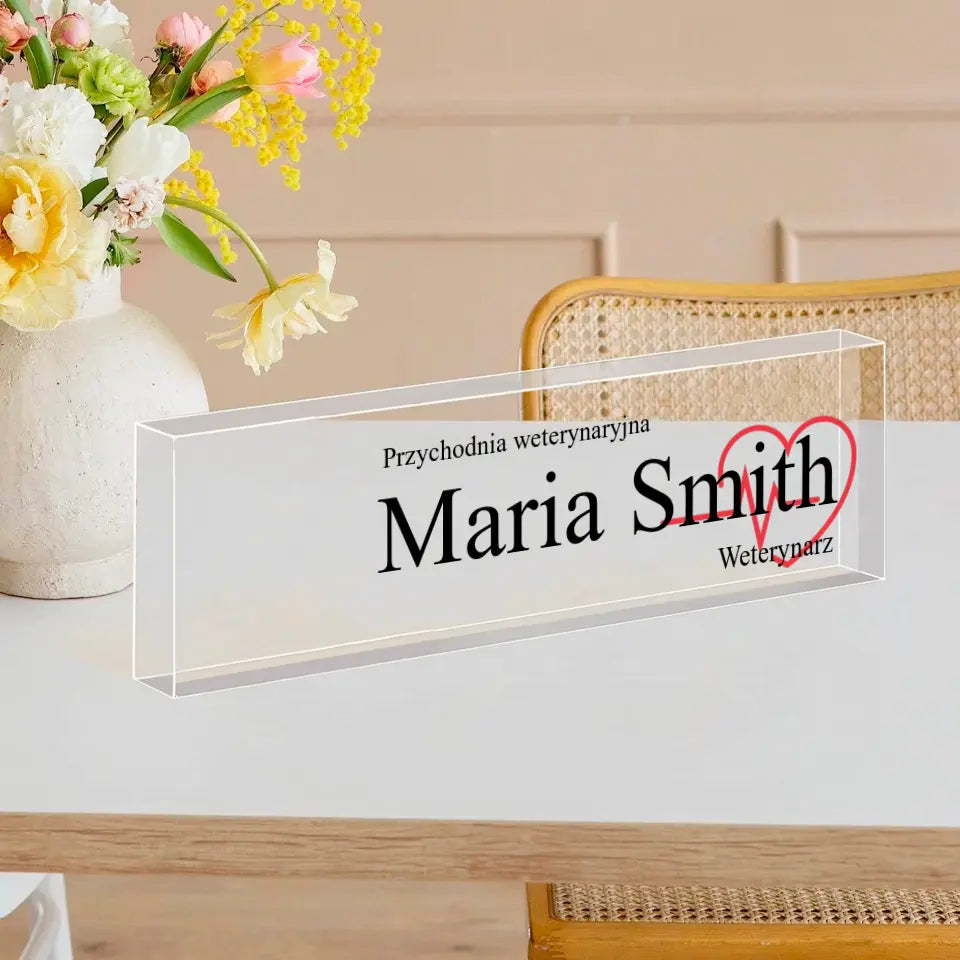 Akrylowa Tabliczka - Zwierzęta