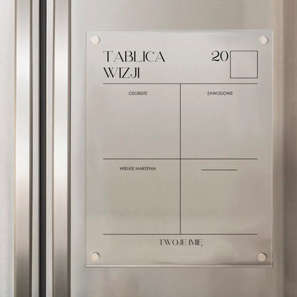 Planery - Tablica wizji