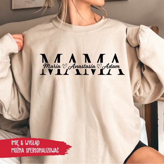 Mama z imionami dzieci