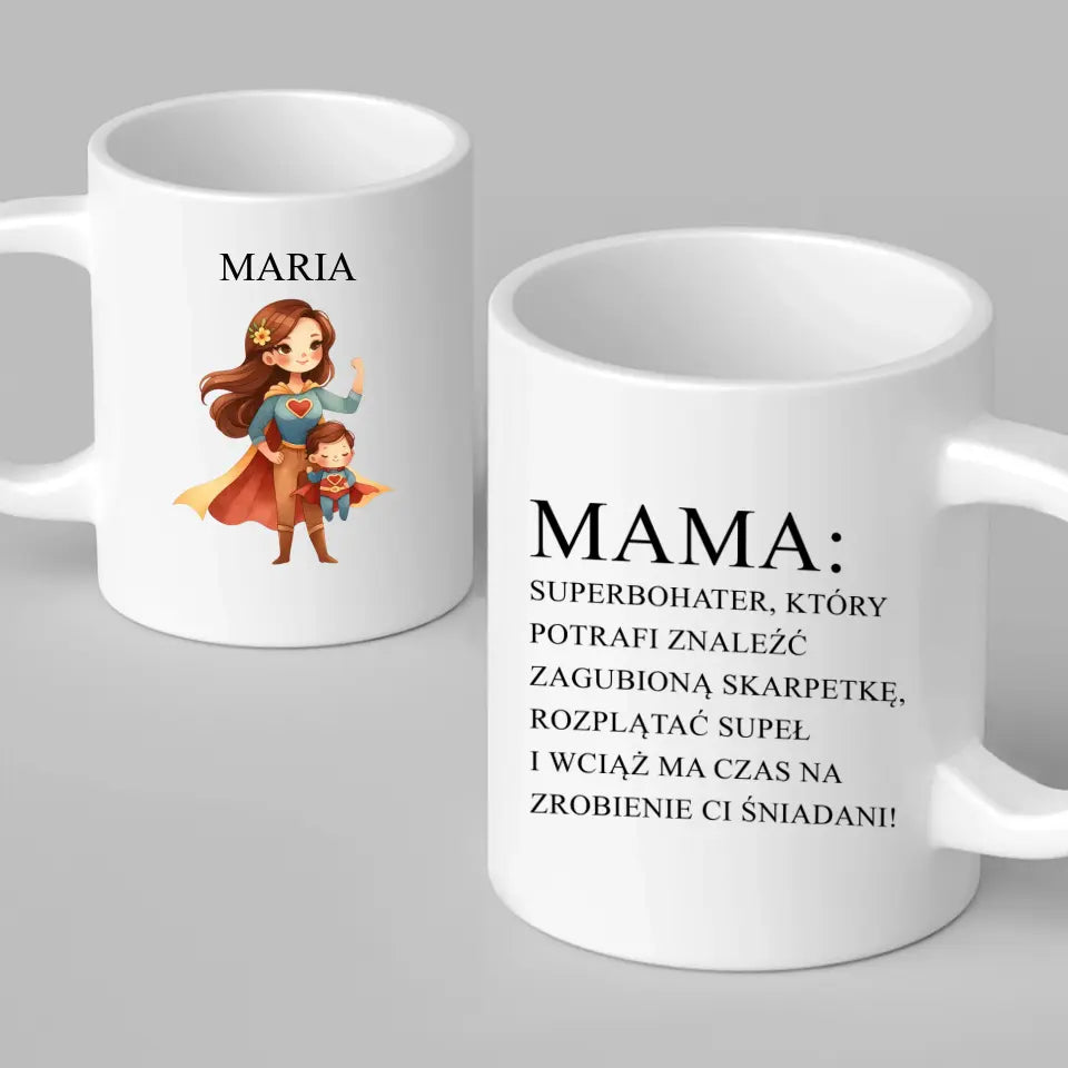 Mama: Superbohater, który potrafi znaleźć zagubioną skarpetkę, rozplątać supeł i wciąż ma czas na zrobienie ci śniadani!