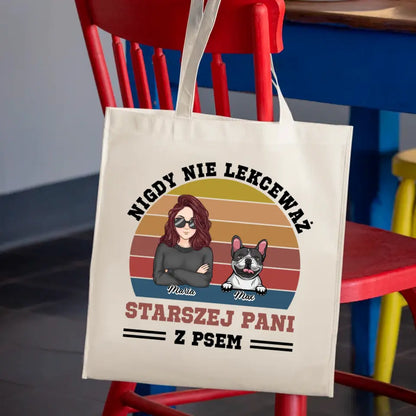 Nigdy nie lekceważ starszej pani z psem