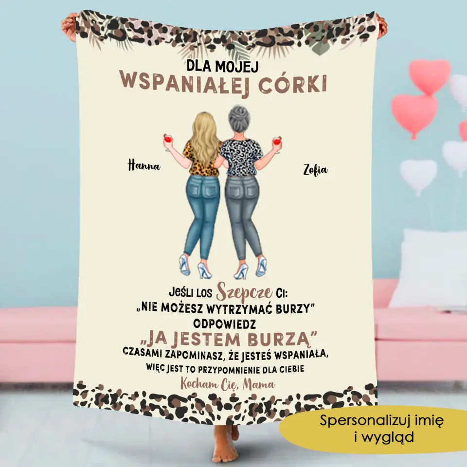 Jeśli los szepcze Ci: „Nie możesz wytrzymać burzy”, odpowiedz: „Ja jestem burzą”
