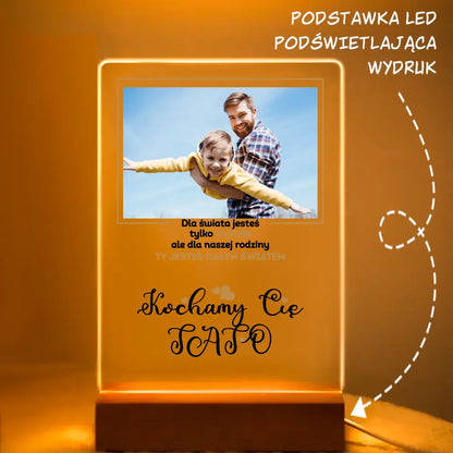 Pocztówka akrylowa dla taty