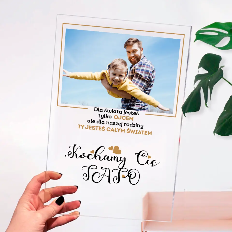 Pocztówka akrylowa dla taty