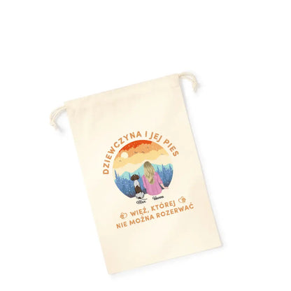 Prezent Dziewczyna i jej pies. Więź, której nie można rozerwać