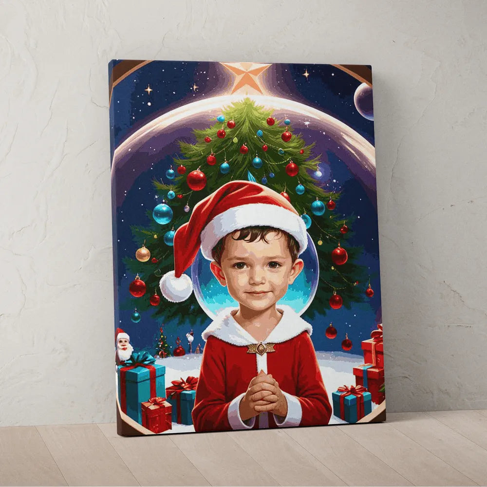 Zestaw do malowania po numerach „Magia Świąt”.