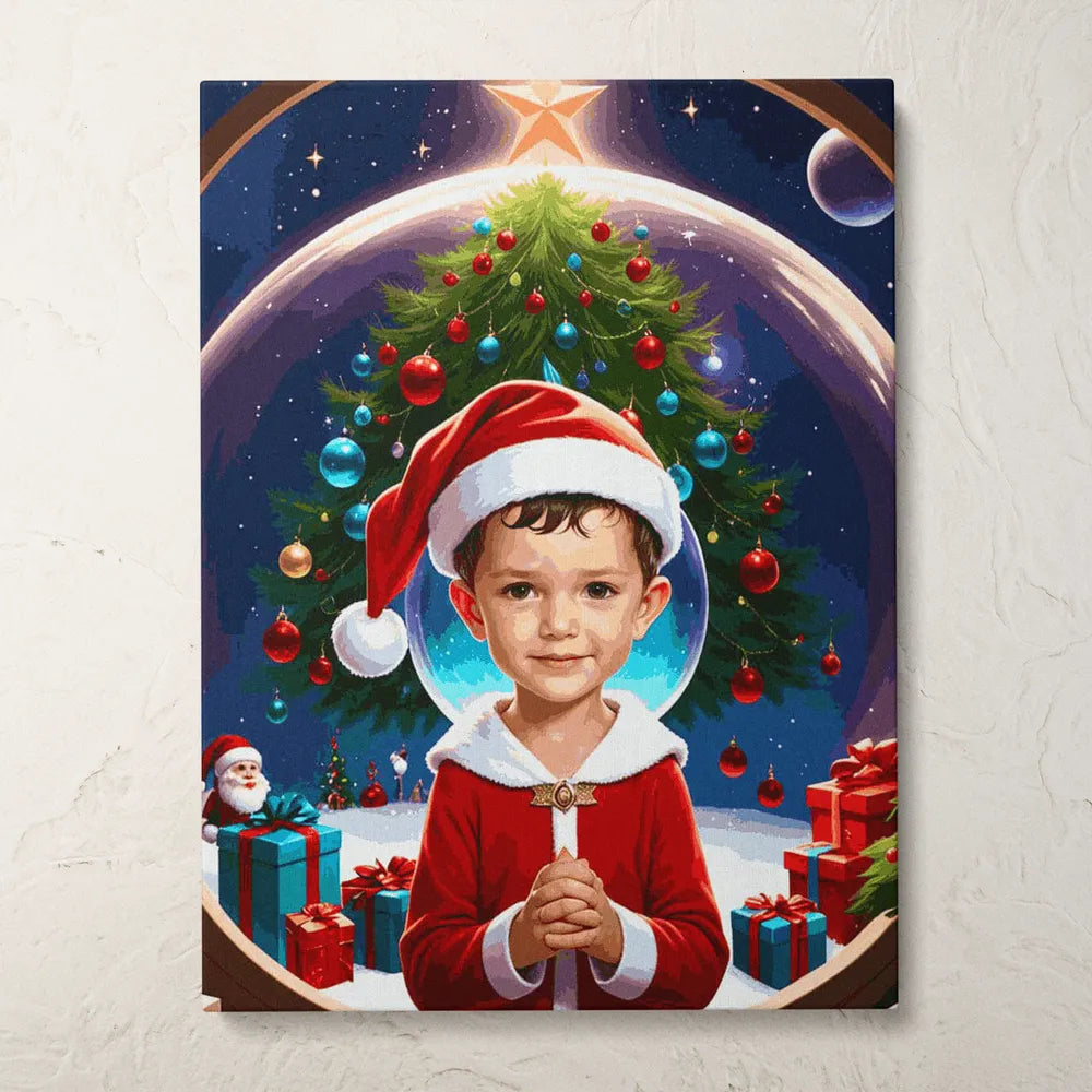 Zestaw do malowania po numerach „Magia Świąt”.