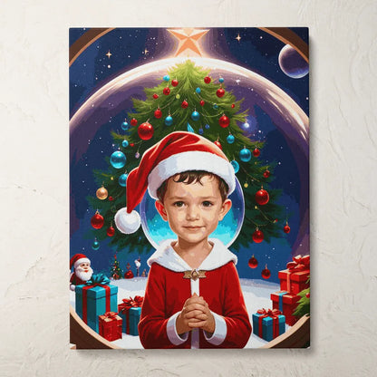 Zestaw do malowania po numerach „Magia Świąt”.