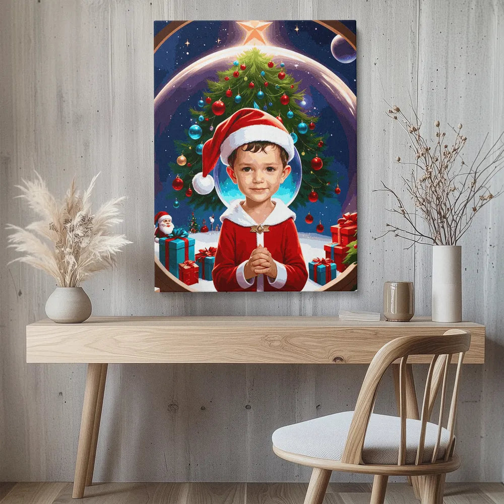 Zestaw do malowania po numerach „Magia Świąt”.