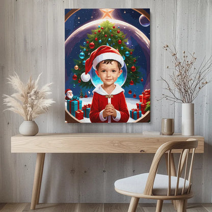 Zestaw do malowania po numerach „Magia Świąt”.