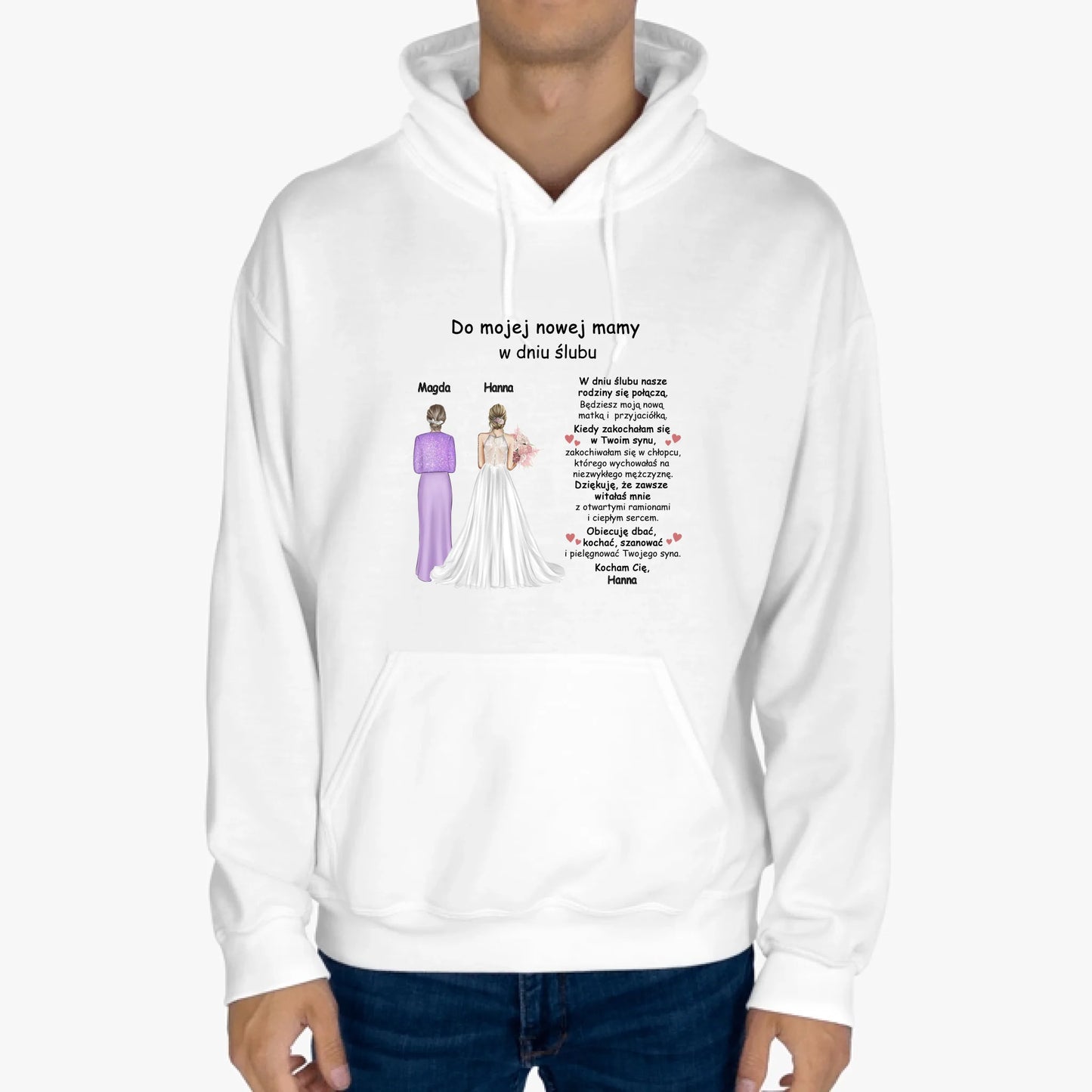 Do mojej nowej mamy w dniu ślubu