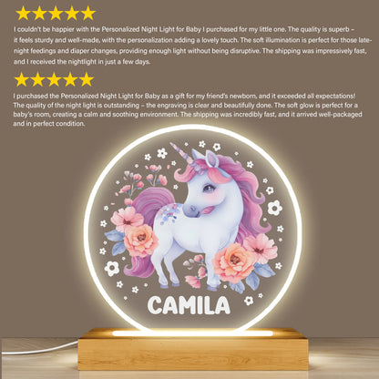 Jednorożec, Lampka nocna, Spersonalizowane lampki nocne dla dzieci