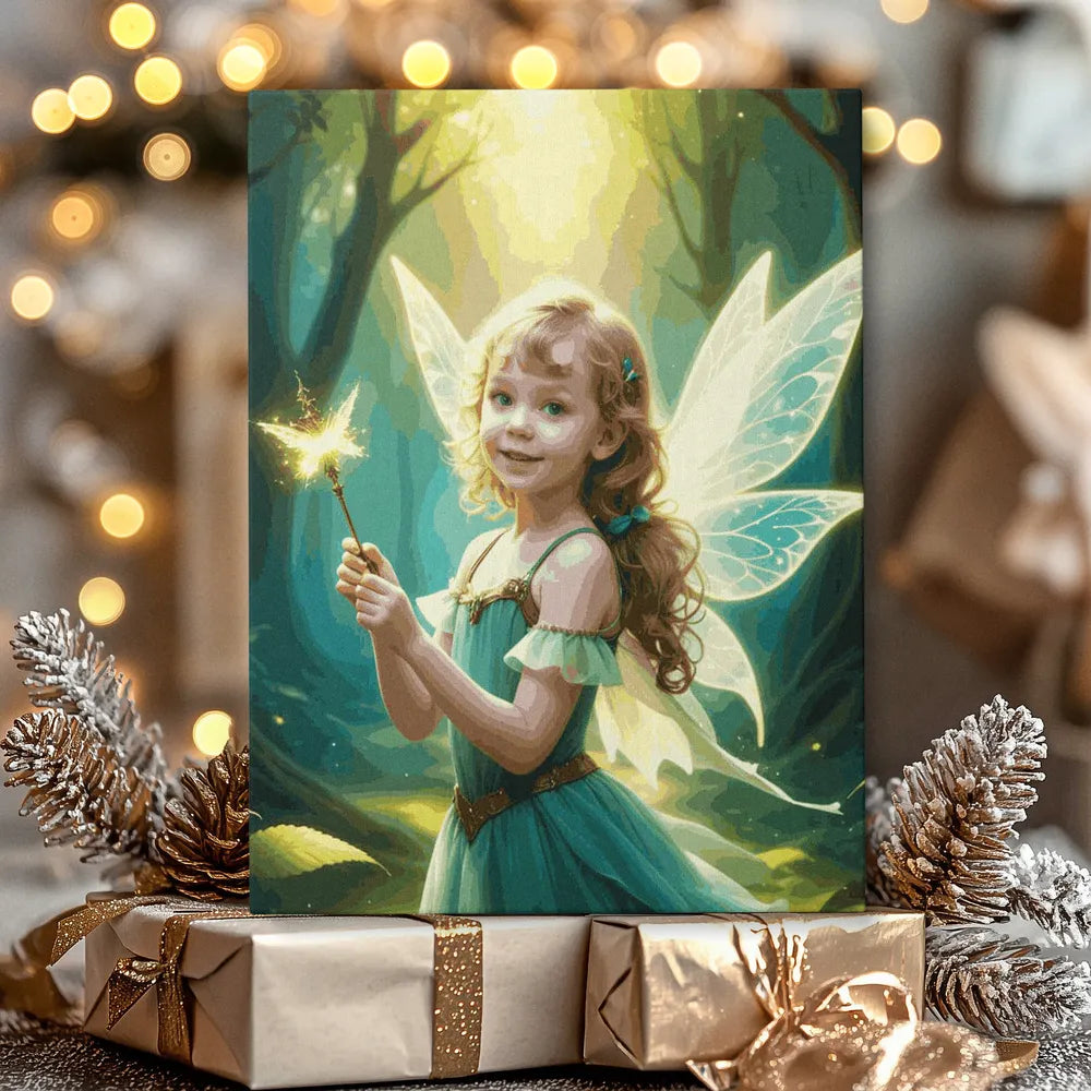 Zestaw do malowania po numerach „Wróżka z zaczarowanego lasu”