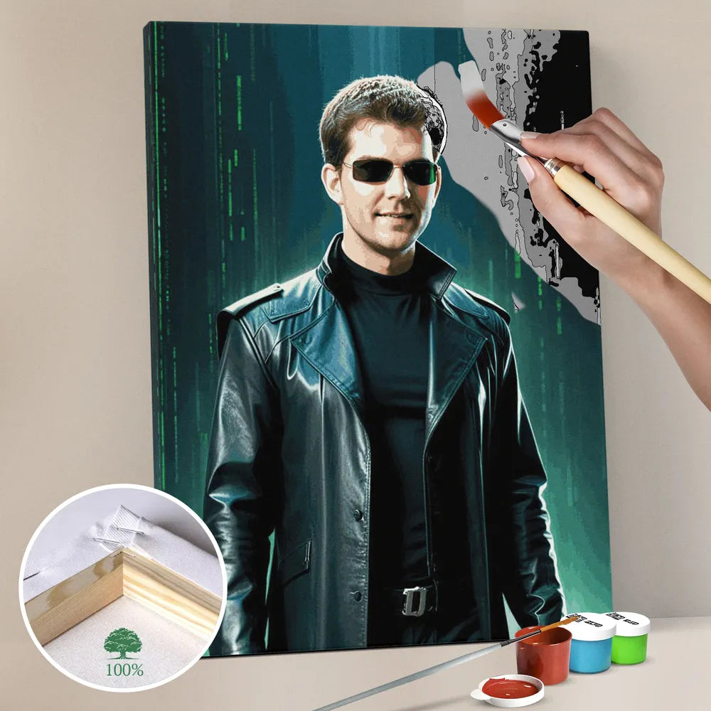 Zestaw do malowania po numerach „Cyber Oracle”