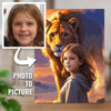 Zestaw do malowania numerycznego „Lionheart Companion”
