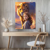 Zestaw do malowania numerycznego „Lionheart Companion”
