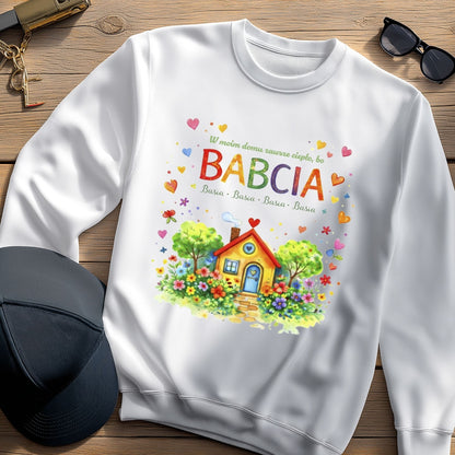 Personalizowana bluza dla Babci lub Dziadka - W moim domu zawsze ciepło