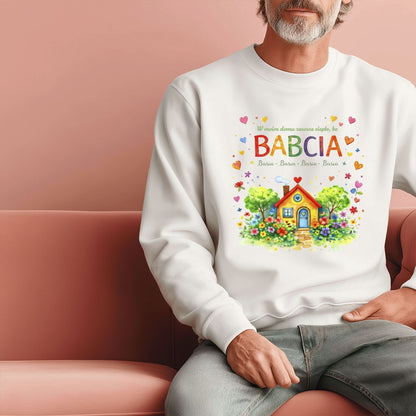 Personalizowana bluza dla Babci lub Dziadka - W moim domu zawsze ciepło