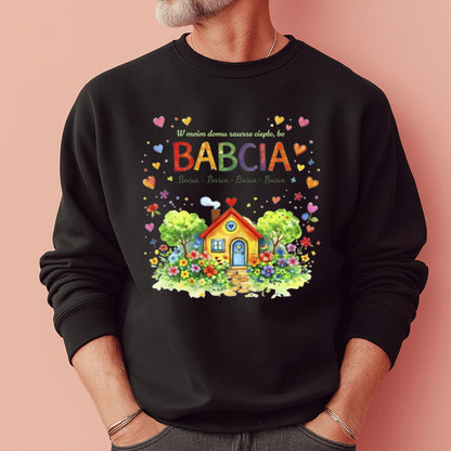 Personalizowana bluza dla Babci lub Dziadka - W moim domu zawsze ciepło