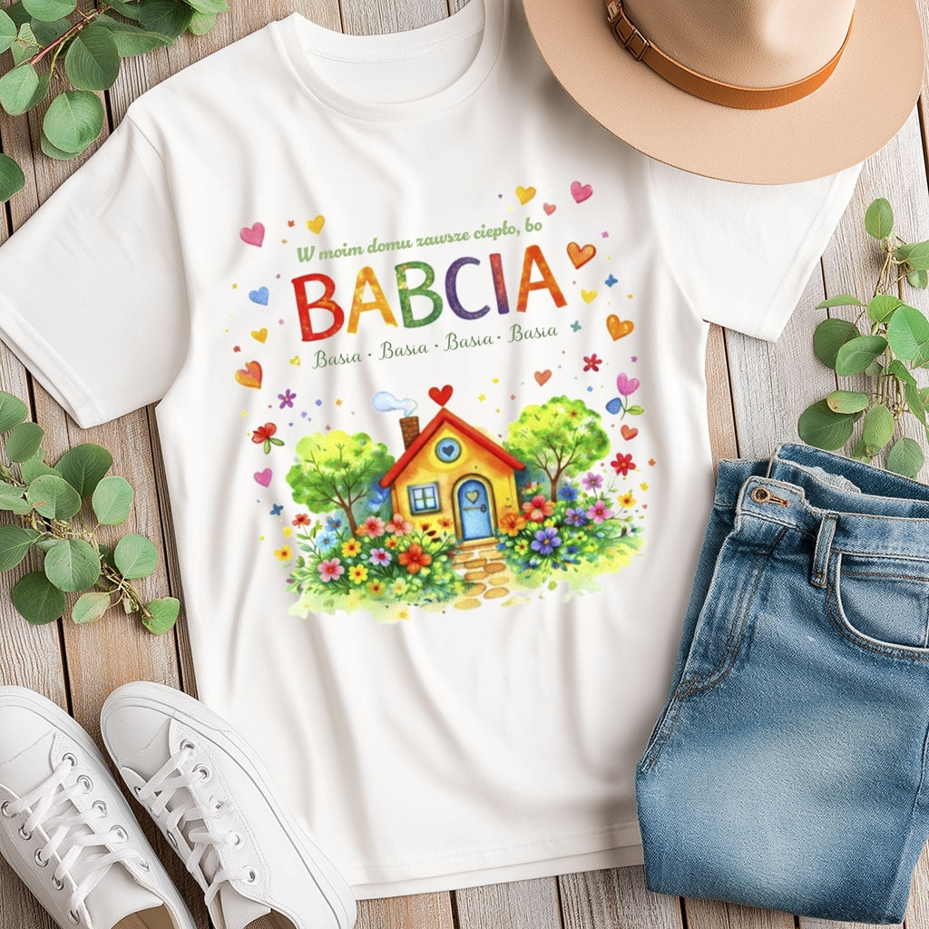 Personalizowana bluza dla Babci lub Dziadka - W moim domu zawsze ciepło
