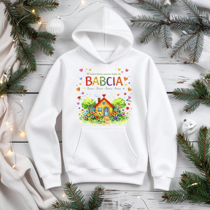 Personalizowana bluza dla Babci lub Dziadka - W moim domu zawsze ciepło