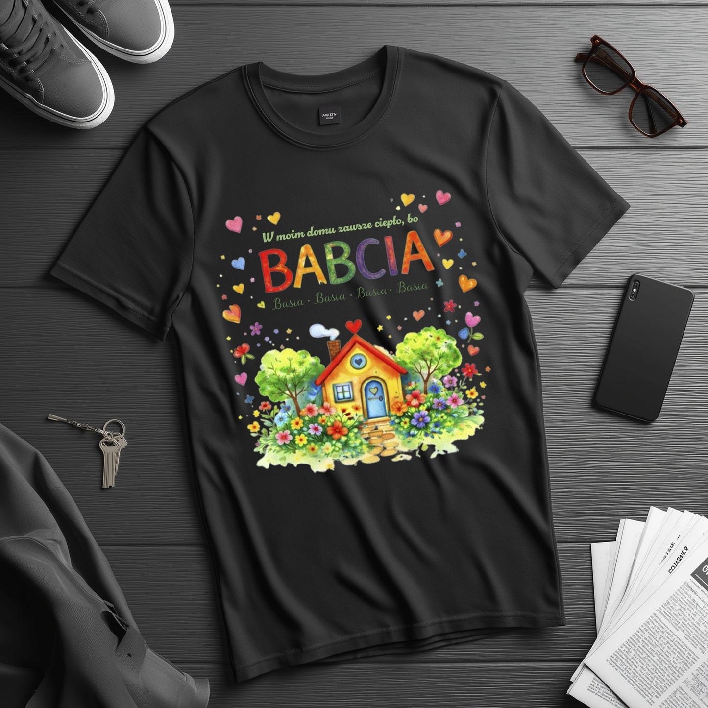 Personalizowana bluza dla Babci lub Dziadka - W moim domu zawsze ciepło