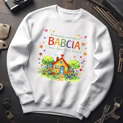 Personalizowana bluza dla Babci lub Dziadka - W moim domu zawsze ciepło