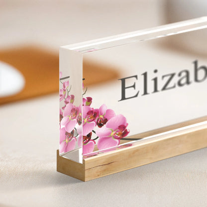 Spersonalizowana akrylowa tabliczka  na biurko